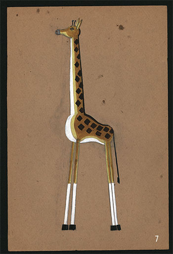 Рисунок Б.Г. Крейцера "Жираффа"